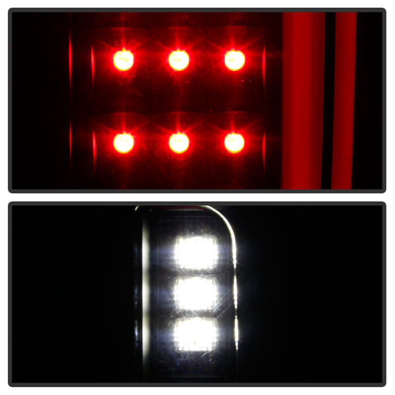 Spyder Chevy Silverado 19-20 LED Tail Light Black ALT-YD-CS19HAL-BK SPYDER