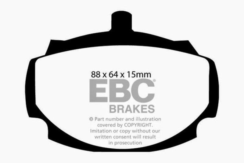 EBC RedStuff Front Brake Pads - DP3107C