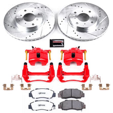 Load image into Gallery viewer, Power Stop 93-96 Honda Prelude Front Z26 Street Warrior Brake Kit w/Calipers