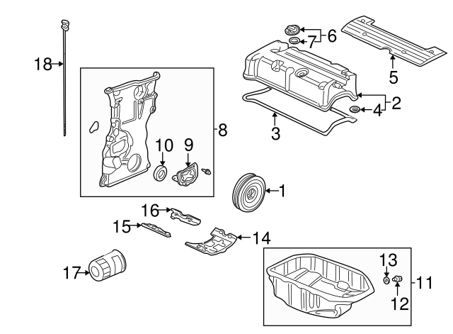 Genuine OEM Honda Gasket Cylinder Head Cover (12341-RTA-000) X1