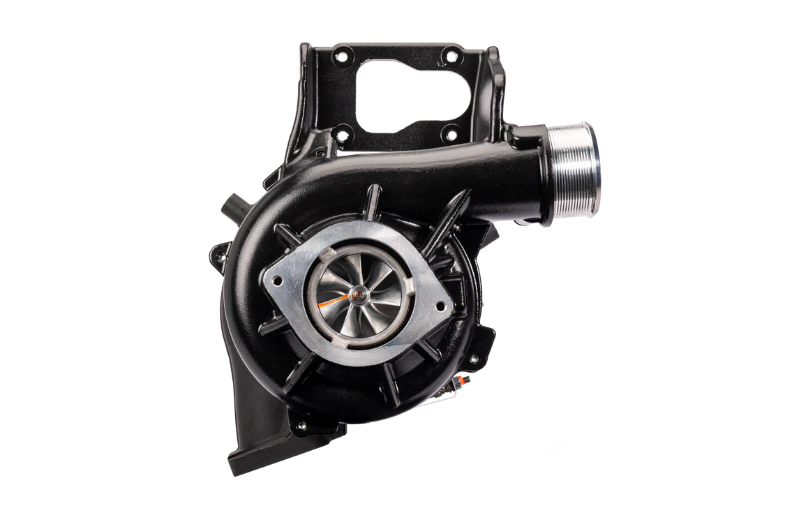 Fleece Cheetah 63mm turbocharger for 2017-2023 Chevy Silverado and GMC Sierra 2500HD and 3500HD 6.6L L5P Duramax trucks