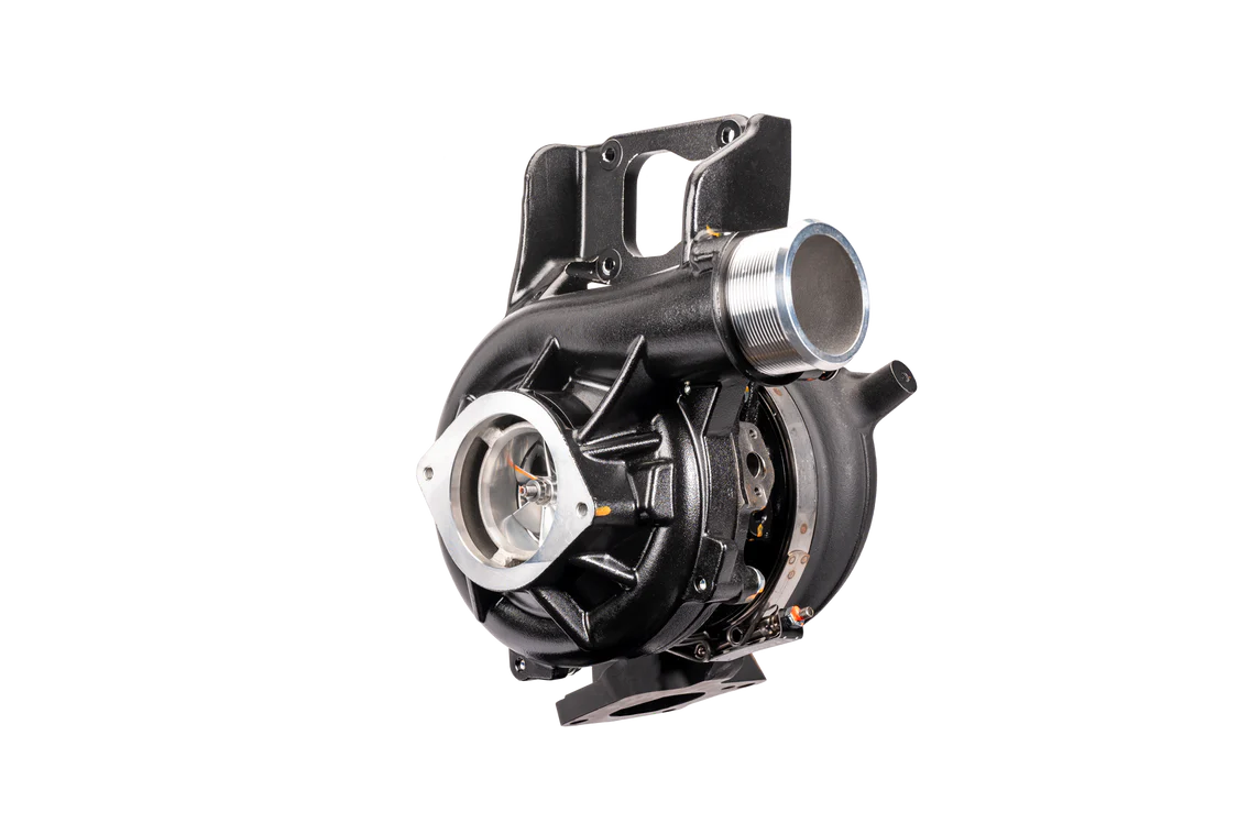 Fleece Cheetah 63mm turbocharger for 2017-2023 Chevy Silverado and GMC Sierra 2500HD and 3500HD 6.6L L5P Duramax trucks