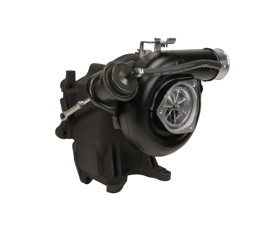 Fleece Cheetah 63mm turbocharger for 2001-2004 Chevy Silverado and GMC Sierra HD LB7 Duramax trucks