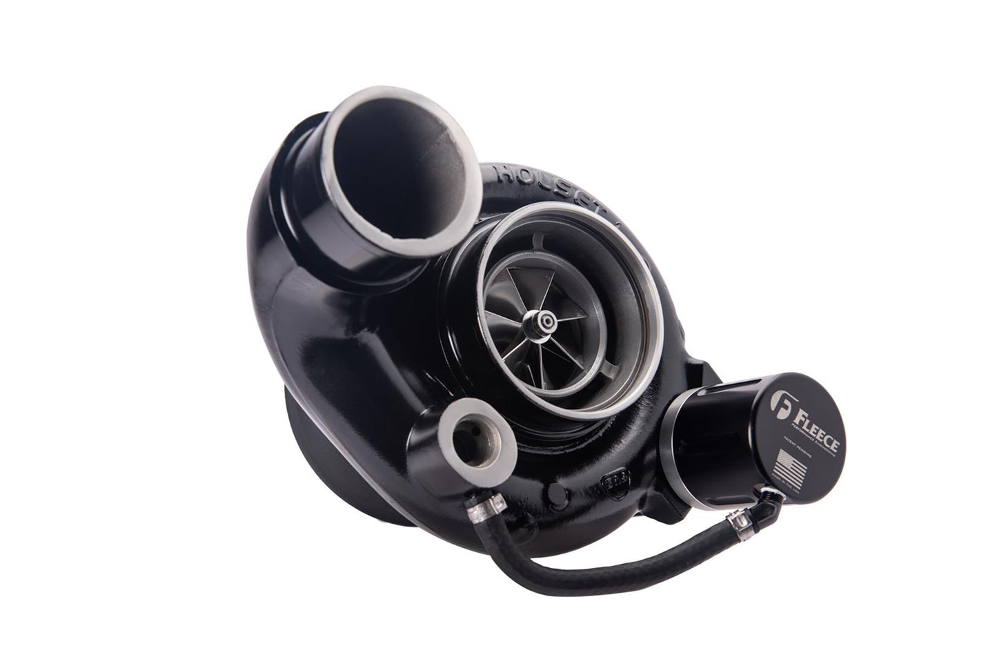 Fleece Cheetah 63mm turbocharger for 2004.5-2007 Dodge Ram 2500 and 3500 5.9L Cummins trucks