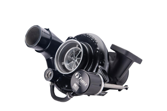 Fleece Cheetah 63mm turbocharger for 2004.5-2007 Dodge Ram 2500 and 3500 5.9L Cummins trucks