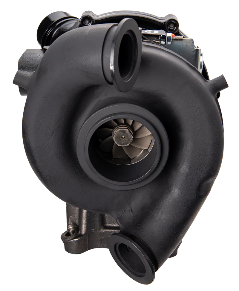 Fleece Cheetah 63mm turbocharger for 2015-2018 Ford F-250, F-350, and F-450 6.7L Power Stroke trucks