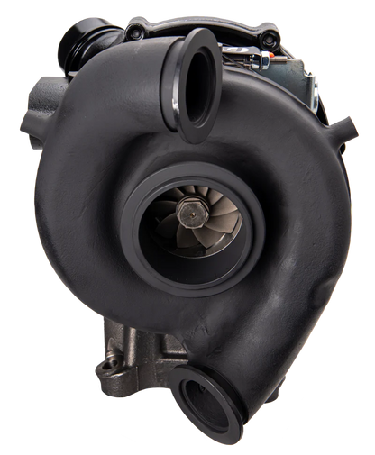 Fleece Cheetah 63mm turbocharger for 2015-2018 Ford F-250, F-350, and F-450 6.7L Power Stroke trucks