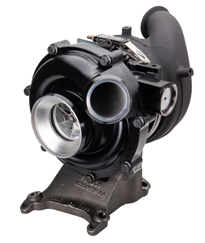 Fleece Cheetah 63mm turbocharger for 2015-2018 Ford F-250, F-350, and F-450 6.7L Power Stroke trucks