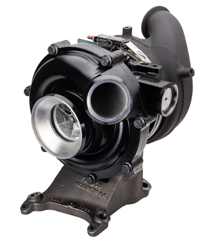 Fleece Cheetah 63mm turbocharger for 2015-2018 Ford F-250, F-350, and F-450 6.7L Power Stroke trucks