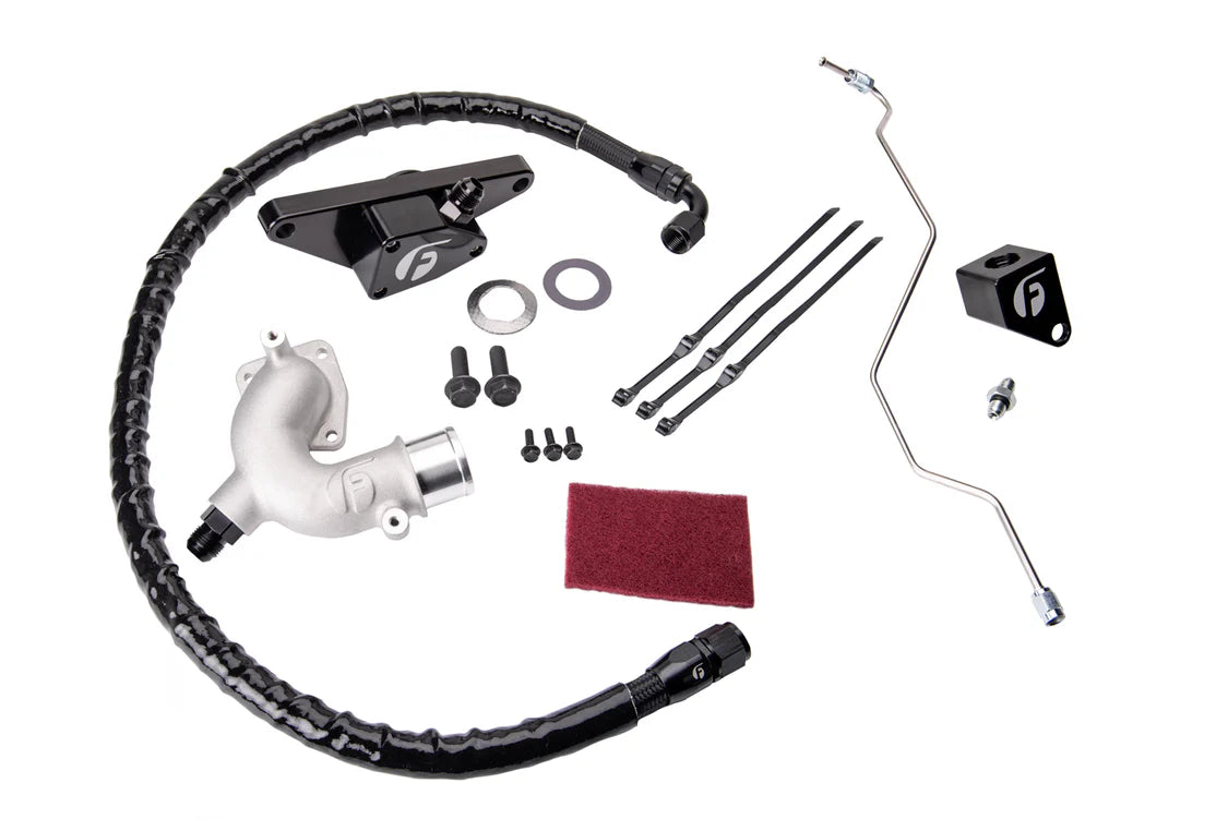 Fleece coolant bypass kit for 2007.5-2012 Dodge Ram and Ram 2500 3500 trucks with 6.7L Cummins