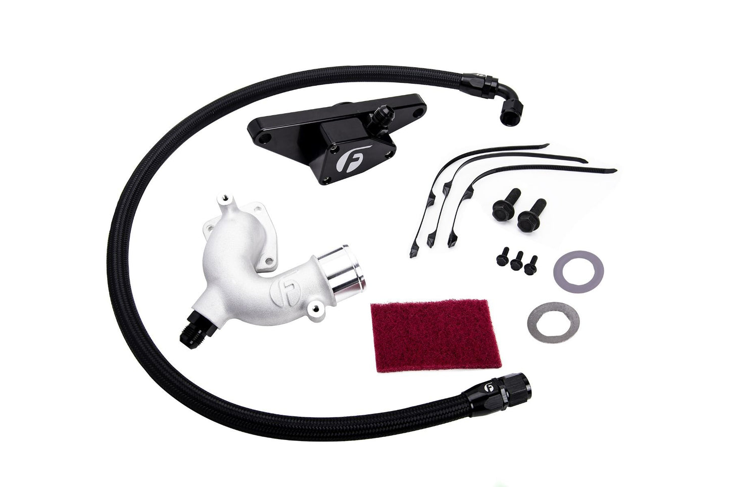 Fleece coolant bypass kit for 2019-2024 Ram 2500 and 3500 trucks with 6.7L Cummins engine