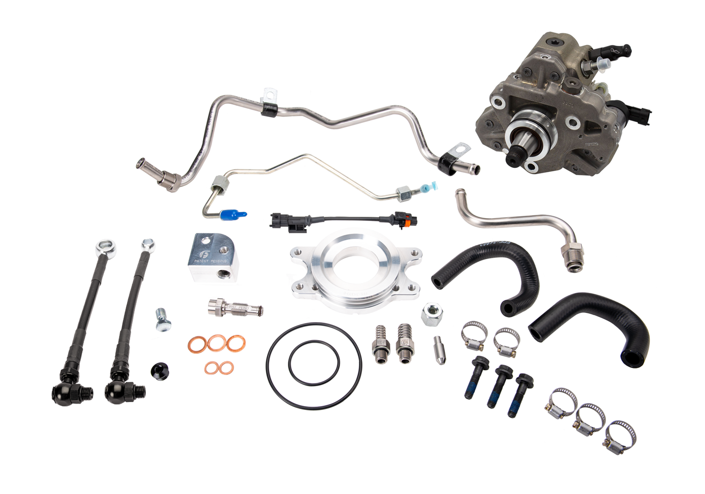 Fleece LML Duramax CP3 conversion hardware kit with Bosch CP3 pump for 2011-2016 Chevy Silverado and GMC Sierra HD trucks