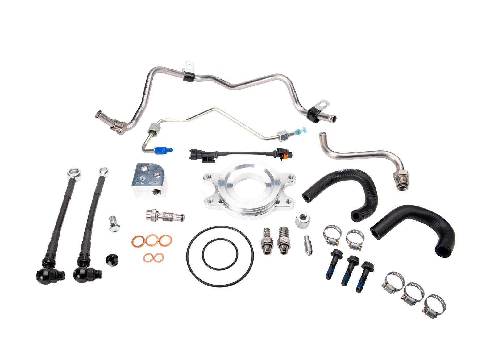 Fleece LML CP3 conversion hardware kit without pump for 2011-2016 Chevy Silverado and GMC Sierra 2500HD and 3500HD Duramax trucks
