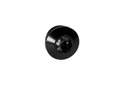 Fleece Performance FPE-SP-7814 7/8-14 black aluminum hex socket plug with O-ring