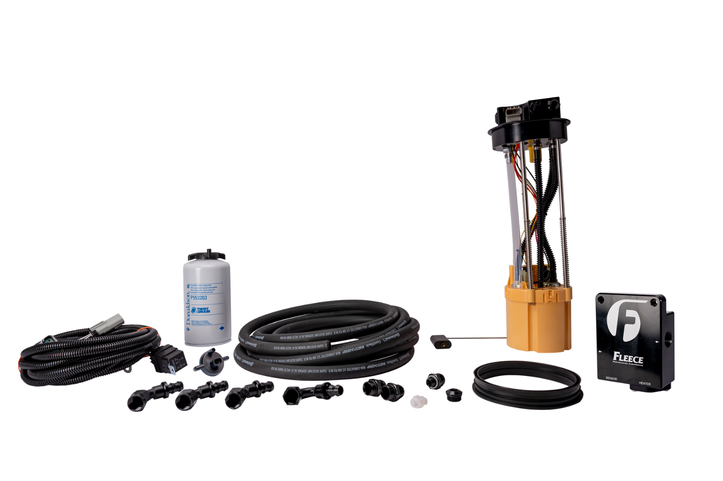 Fleece PowerFlo fuel system upgrade kit for 1998.5-2002 Dodge Ram 2500 and 3500 Cummins trucks