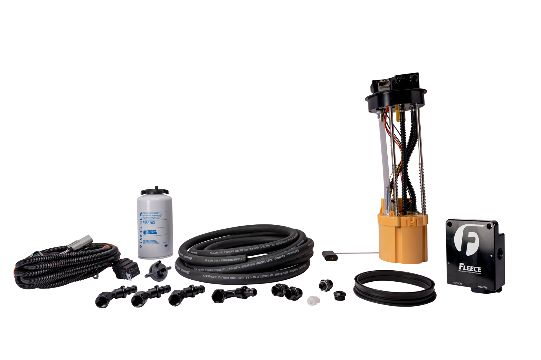 Fleece PowerFlo fuel system upgrade kit for 1998.5-2002 Dodge Ram 2500 and 3500 Cummins trucks