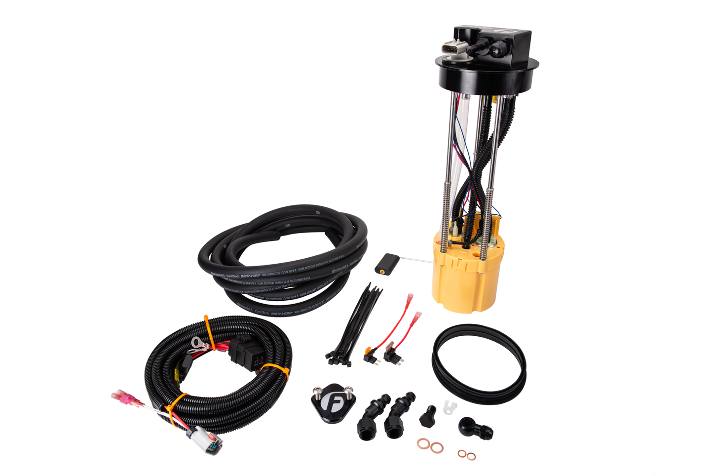 Fleece PowerFlo in-tank lift pump kit for 1998 Dodge Ram 2500 and 3500 12-valve Cummins trucks