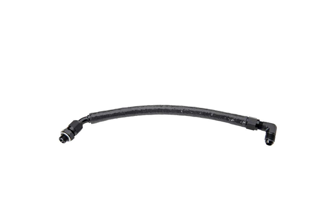 Fleece turbo oil feed line for 2003-2018 Dodge Ram and Ram 2500 and 3500 Cummins trucks with S300 or S400 turbochargers