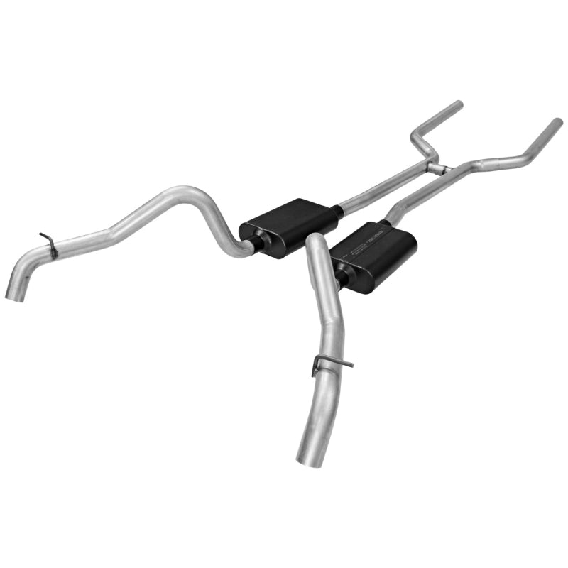 Flowmaster American Thunder 17129 crossmember-back exhaust for 1967-1968 Camaro and Firebird with 2.5-inch dual pipes