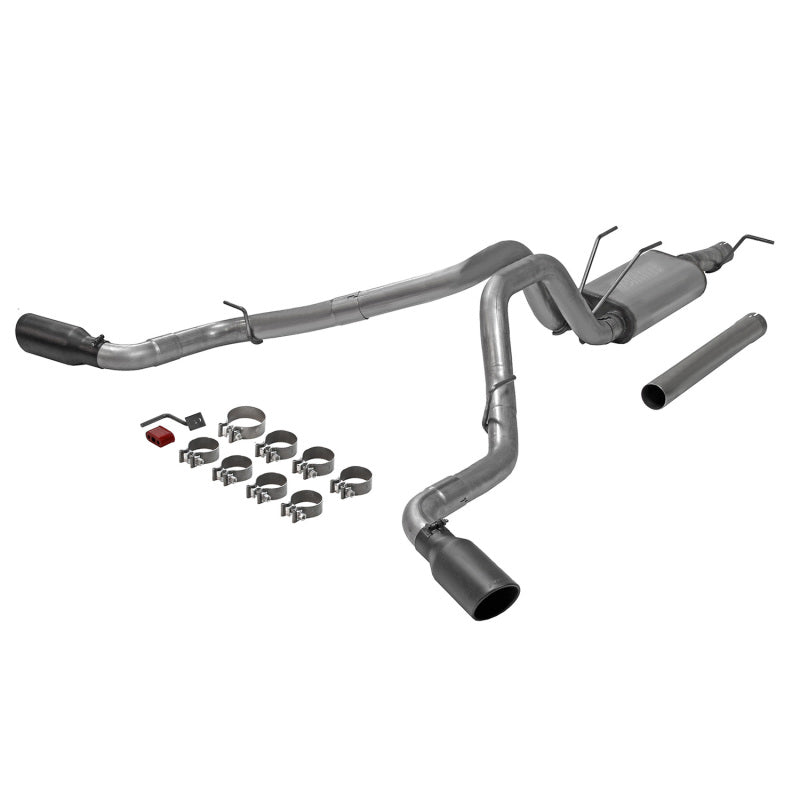Flowmaster Flow FX 718100 cat-back exhaust for 2017-2026 Ford F-250 and F-350 Super Duty with dual black side-exit tips