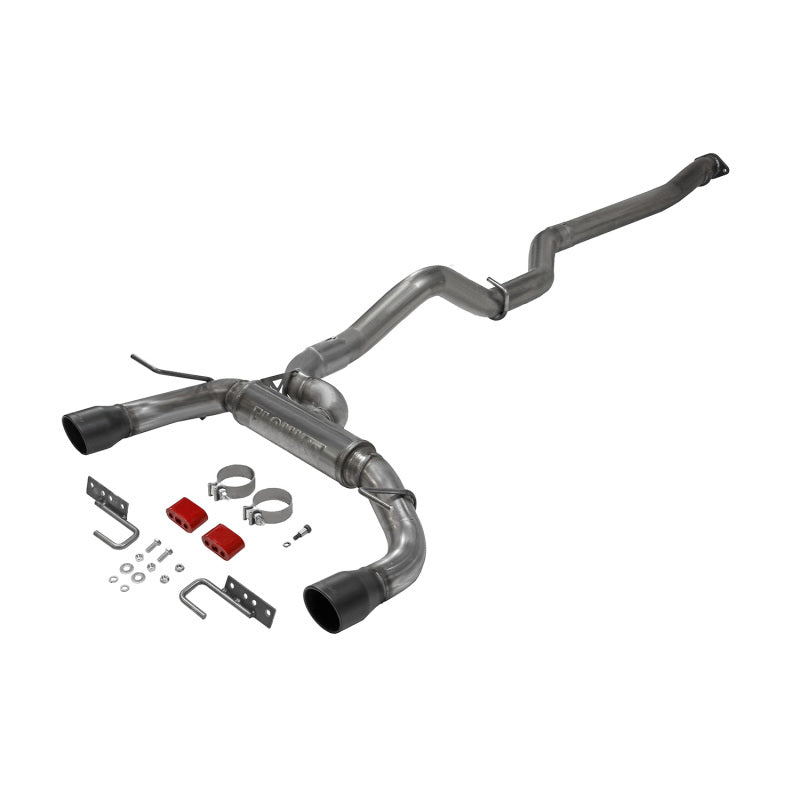 Flowmaster Flow FX 718122 3-inch dual cat-back exhaust for 2021-2026 Ford Bronco 4-door with black tips