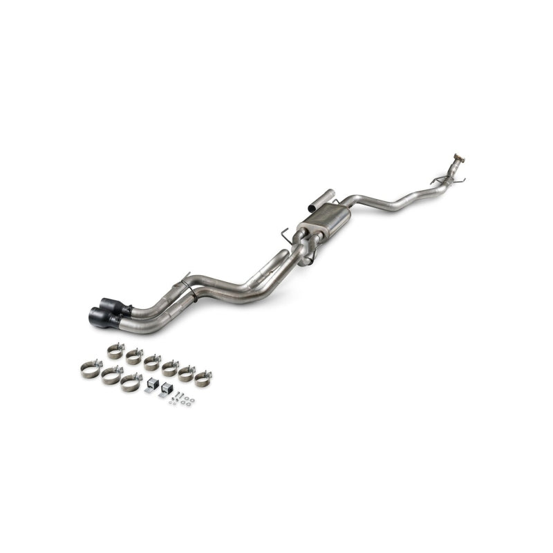 Flowmaster Flow FX 718173 cat-back exhaust for 2024-2026 Toyota Tacoma 2.4L with dual 4-inch black side-exit tips