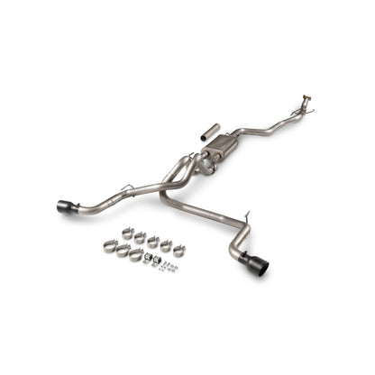 Flowmaster Flow FX 718174 cat-back exhaust for 2024+ Toyota Tacoma with dual black side-exit tips