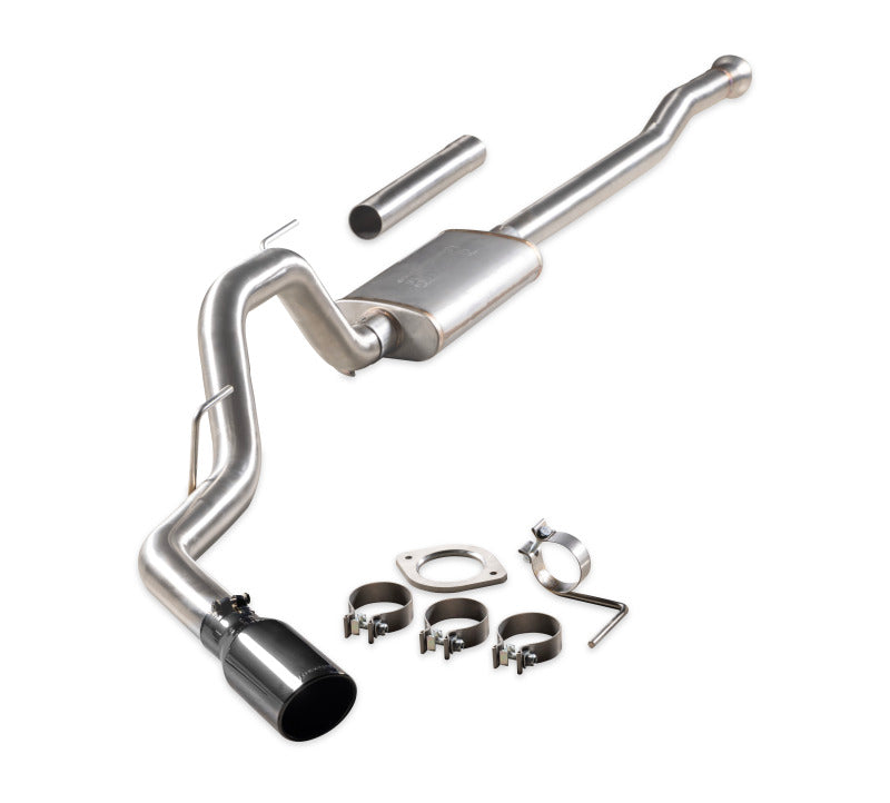 Flowmaster Signature Series 738115 3-inch cat-back exhaust for 2021-2026 Ford F-150 with black chrome tip