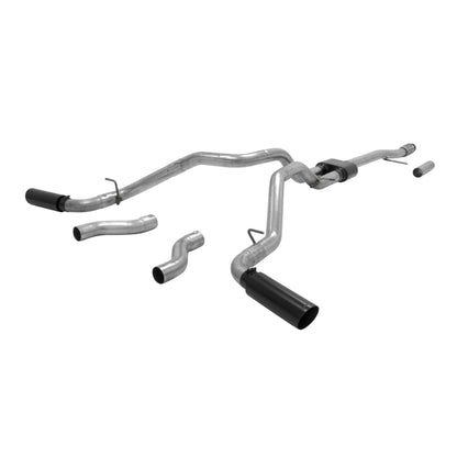 Flowmaster Outlaw 817689 cat-back exhaust for 2014-2019 Silverado and Sierra 1500 with Super 10 muffler and dual black tips