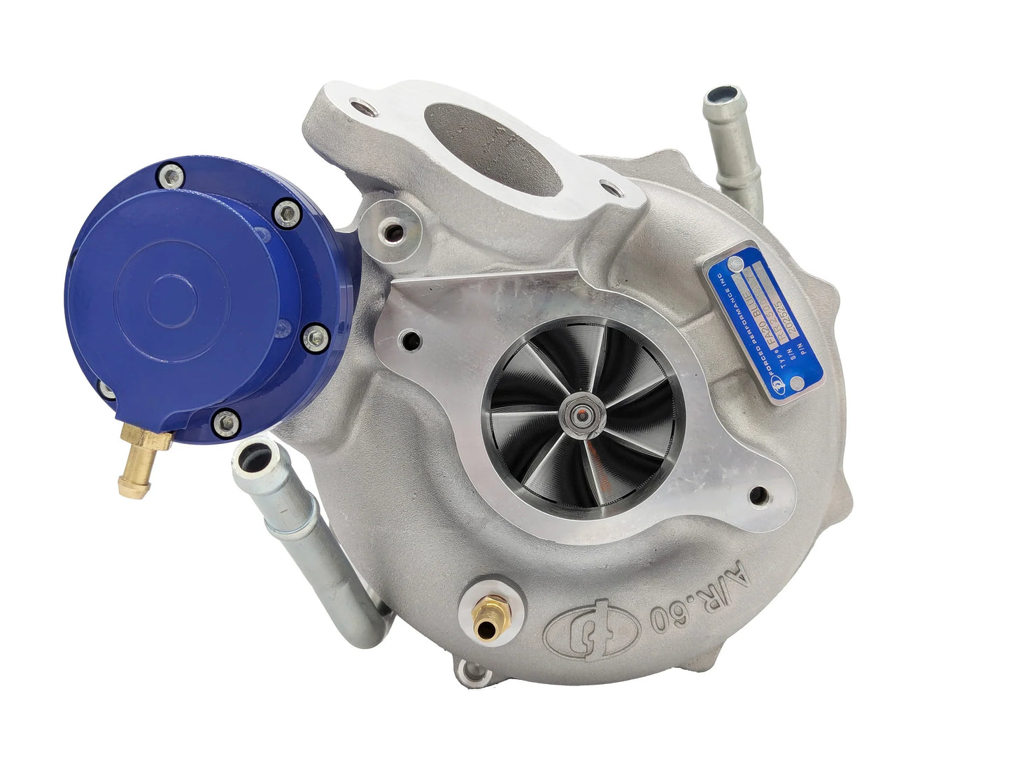 Forced Performance FA20 Blue L.O.P.E.™ Ball Bearing Turbocharger – 2015+ Subaru WRX – External Wastegate – 57LB/Min – 475 WHP Capable