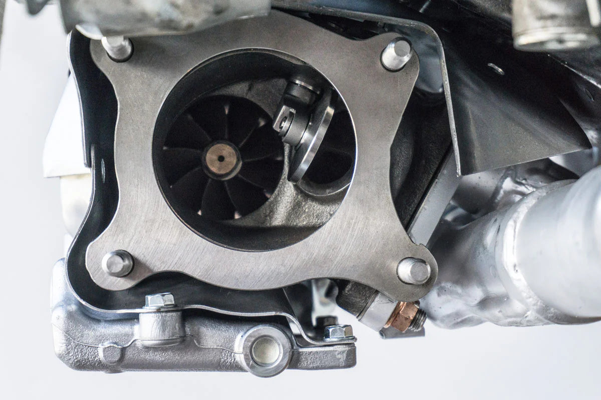 Forced Performance FA20 Blue L.O.P.E.™ Ball Bearing Turbocharger – 2015+ Subaru WRX – External Wastegate – 57LB/Min – 475 WHP Capable