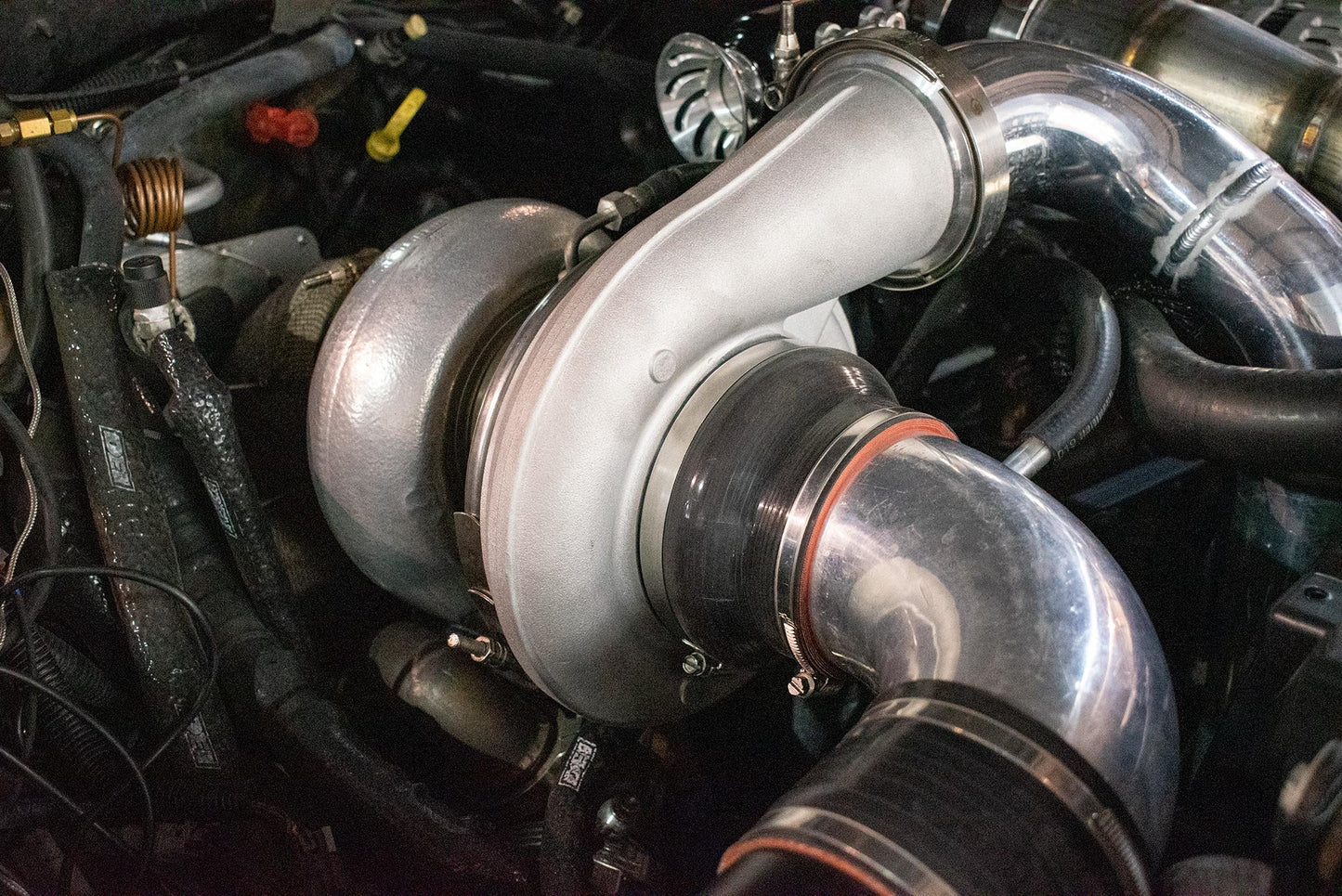 HD7582 turbocharger with T4 1.25 A/R housing for LS engines – FP 2757582A125