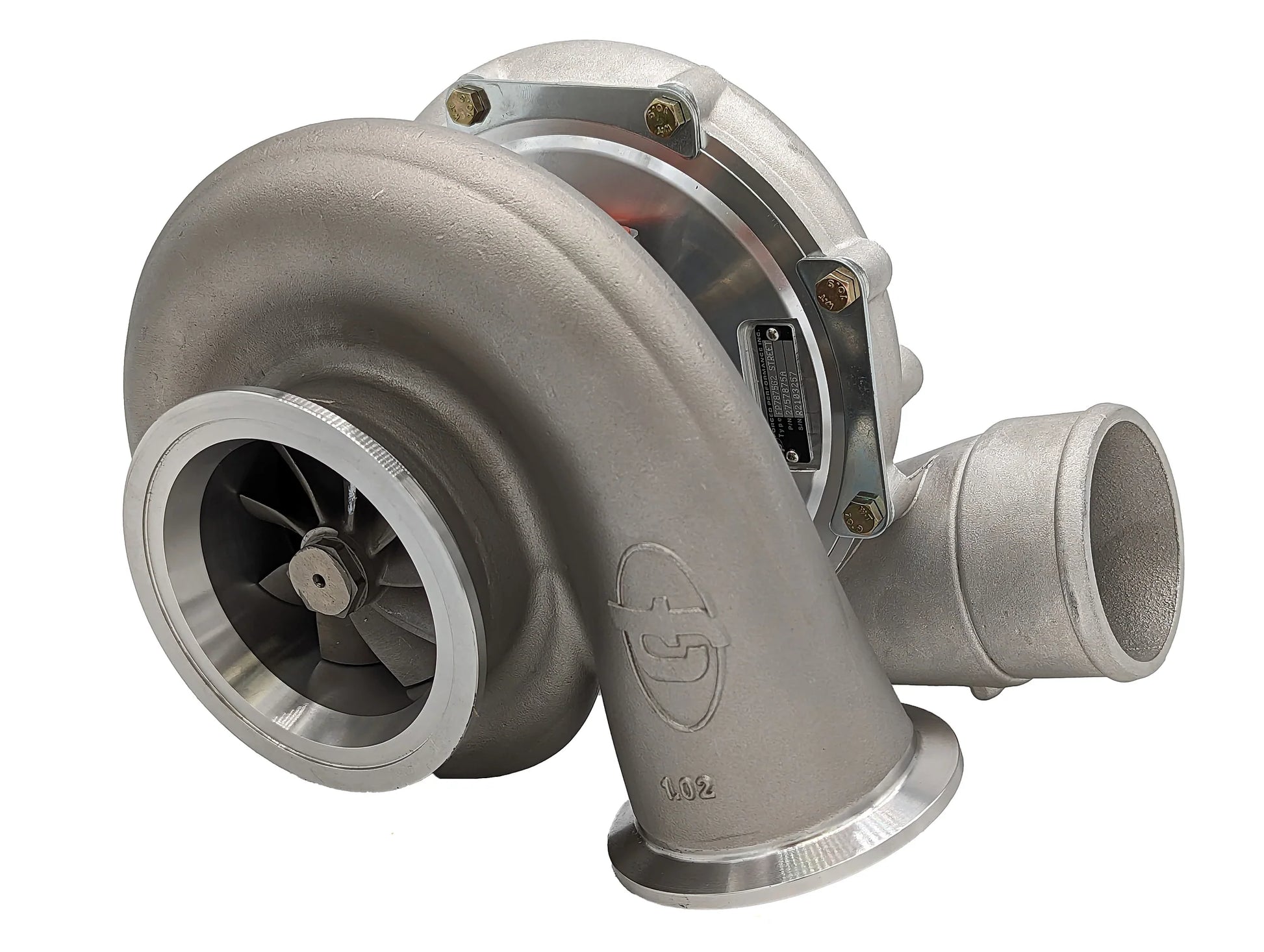 FP7875 Race Turbocharger with T4 .96 A/R open housing for LS builds – SKU 2757875A96