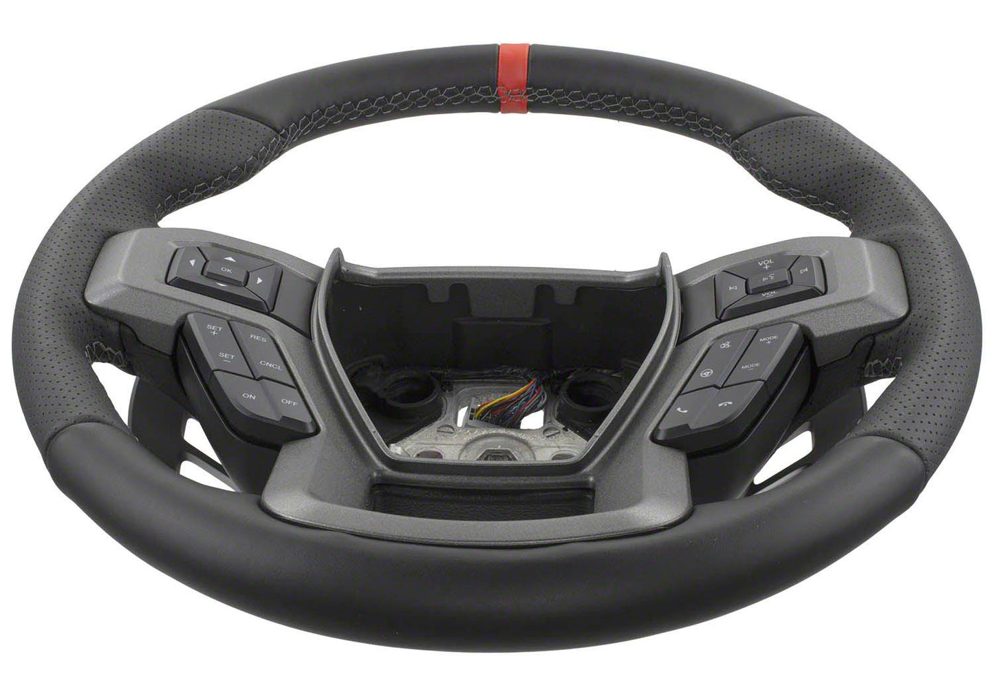 Ford Racing M-3600-F15RRD leather Raptor steering wheel for 2015-2018 Ford F-150