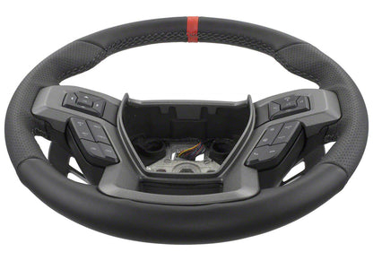 Ford Racing M-3600-F15RRD leather Raptor steering wheel for 2015-2018 Ford F-150