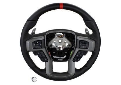 Ford Racing M-3600-F15RRD leather Raptor steering wheel for 2015-2018 Ford F-150