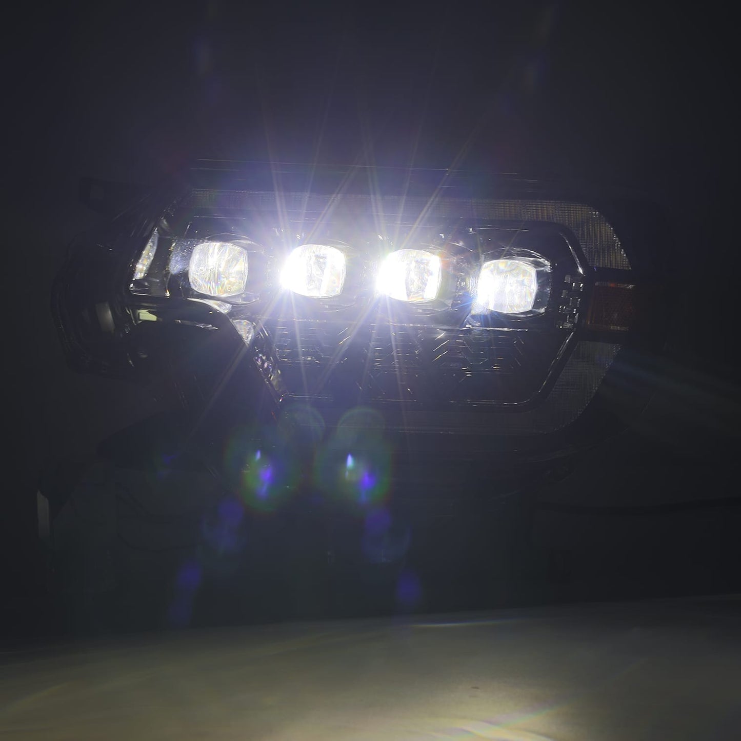 AlphaRex 12-15 Toyota Tacoma NOVA-Series LED Projector Headlights Alpha-Black - 880752 AlphaRex