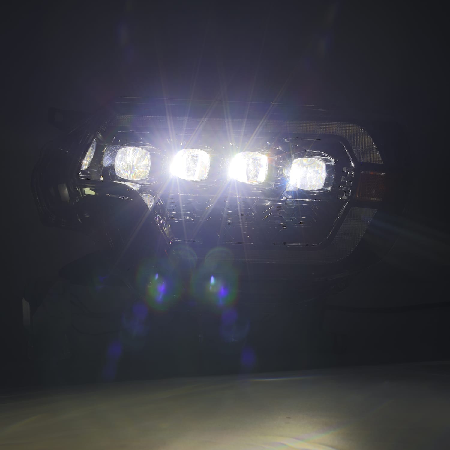 AlphaRex 12-15 Toyota Tacoma NOVA-Series LED Projector Headlights Alpha-Black - 880752 AlphaRex