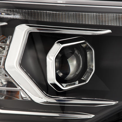 AlphaRex 14-20 Toyota 4Runner MK II PRO-Series Halogen Projector Headlights Black - 880814 AlphaRex