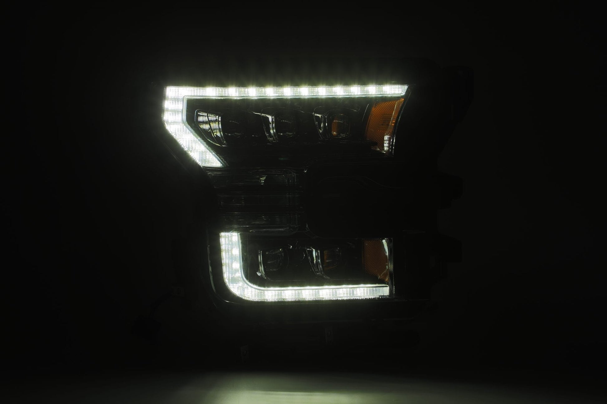 AlphaRex 15-17 Ford F150 / 17-20 F150 Raptor NOVA-Series LED Projector Headlights Alpha-Black - 880163 AlphaRex