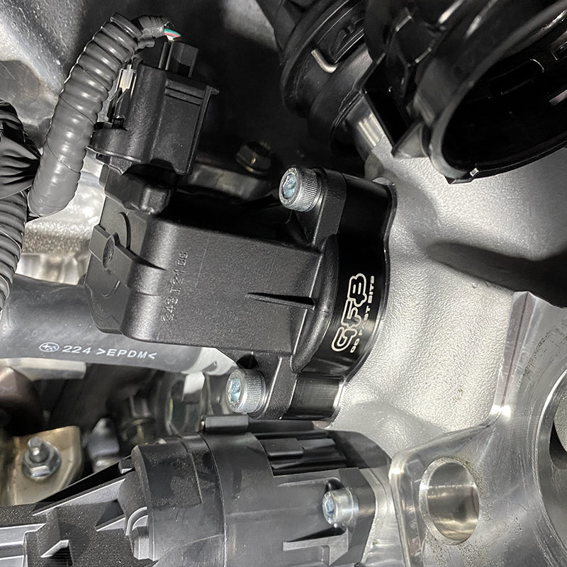 GFB T9369 DV+ diverter valve for 2022+ Subaru WRX FA24 installed on car