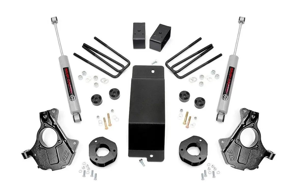 Rough Country 3.5 Inch Lift Kit Silverado & Sierra 150https://admin.shopify.com/store/eliteracefab-com/products/new0 12130 Rough Country