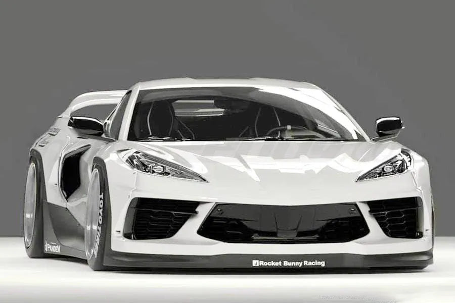 GReddy Pandem RB 2020+ Chevrolet Corvette C8 Complete Wide Body Aero Kit w/ Wing