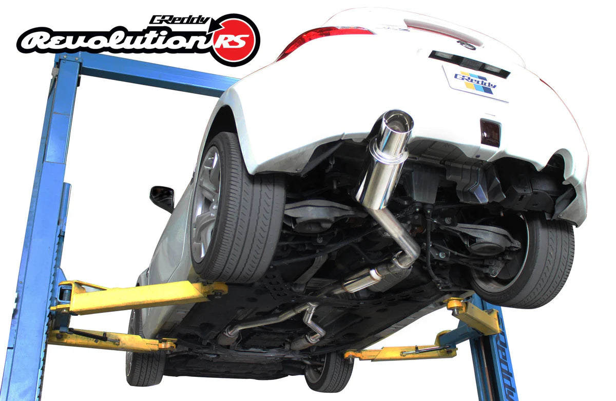 GReddy Revolution RS cat back exhaust Nissan 370Z 2006-2017 3 piece 115mm tip 10128101