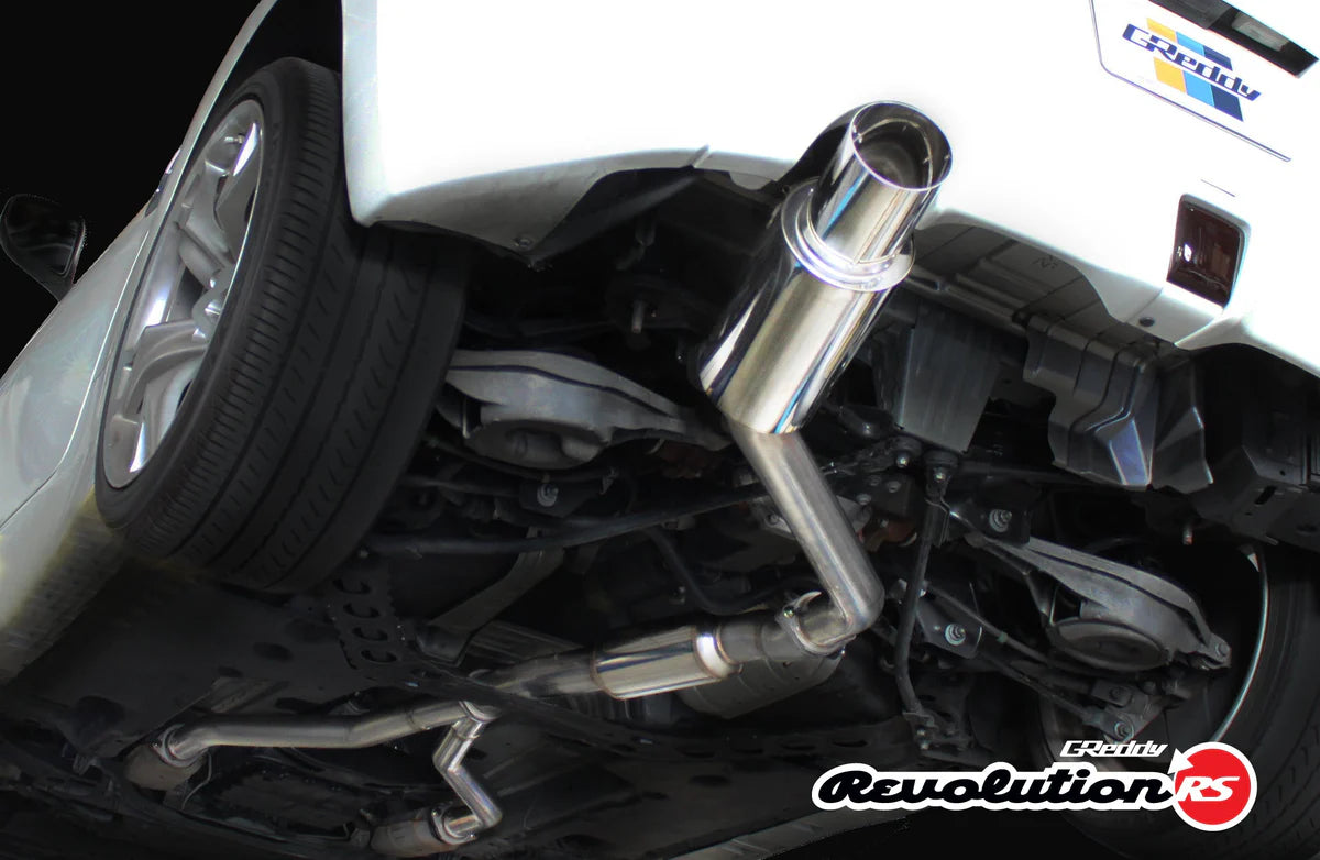 GReddy Revolution RS cat back exhaust Nissan 370Z 2006-2017 3 piece 115mm tip 10128101