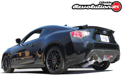 GReddy Revolution RS cat back exhaust Subaru BRZ Scion FR-S 2012-2016 76mm pipe 115mm tip 10118102
