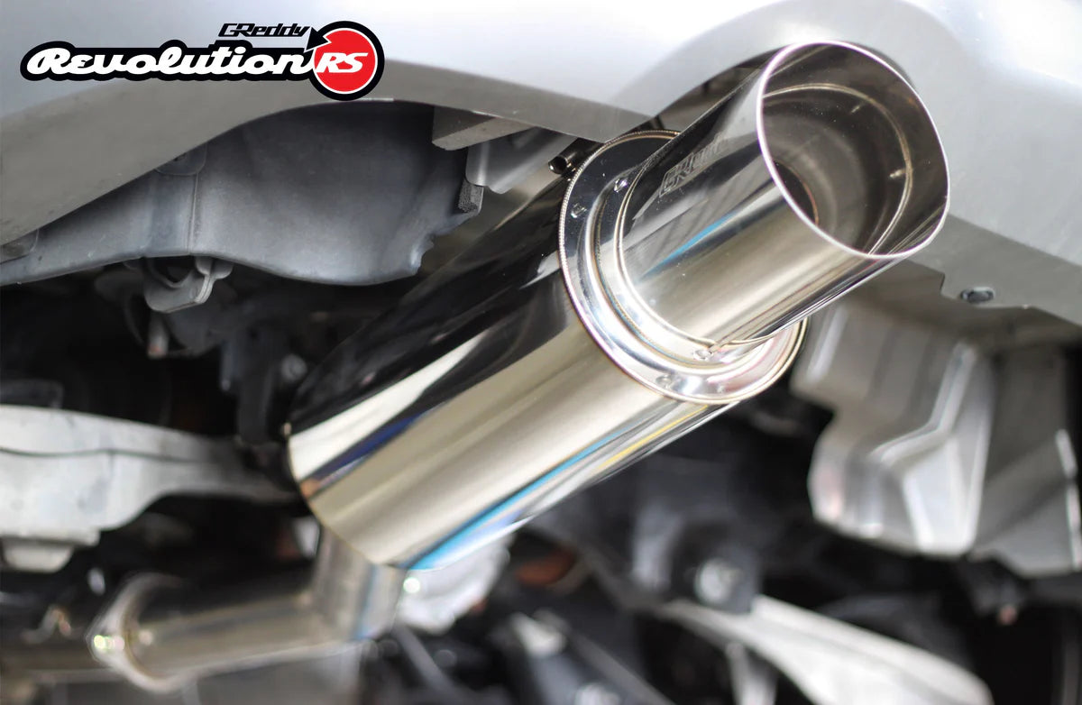 GReddy Revolution RS cat back exhaust Infiniti G37 Coupe 2008-2014 115mm tip 3 piece 10128103