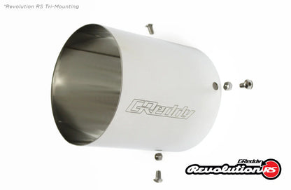 GReddy Revolution RS universal muffler 3 inch inlet 160mm round 4.5 inch tip 11001131