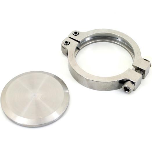 PLM Block Off Flange & Clamp For Tial 44mm MVR Wastegate EWG PrivateLabelMfg