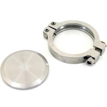 PLM Block Off Flange & Clamp For Tial 44mm MVR Wastegate EWG PrivateLabelMfg
